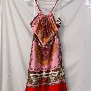 STUNNING printed maxi dress- new with tags